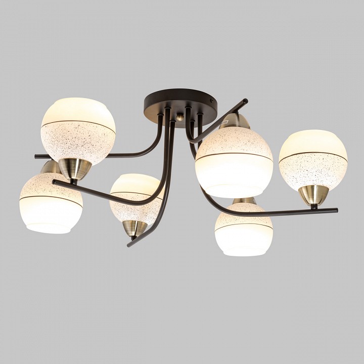 Потолочная люстра Imex MD.8136 MD.8136-6-S-BK+AB