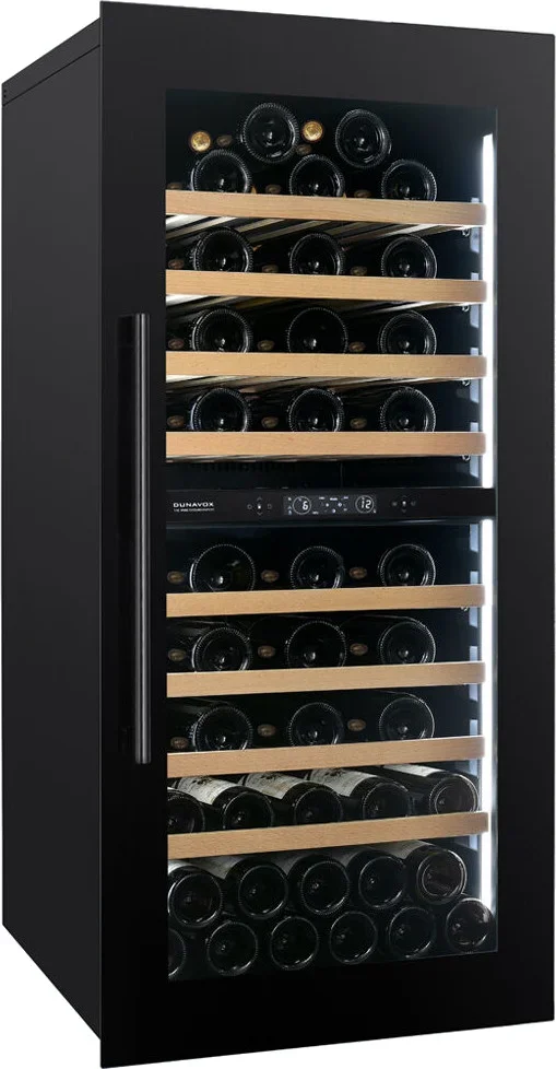 Встраиваемый винный шкаф Dunavox DVS-70.185DMB
