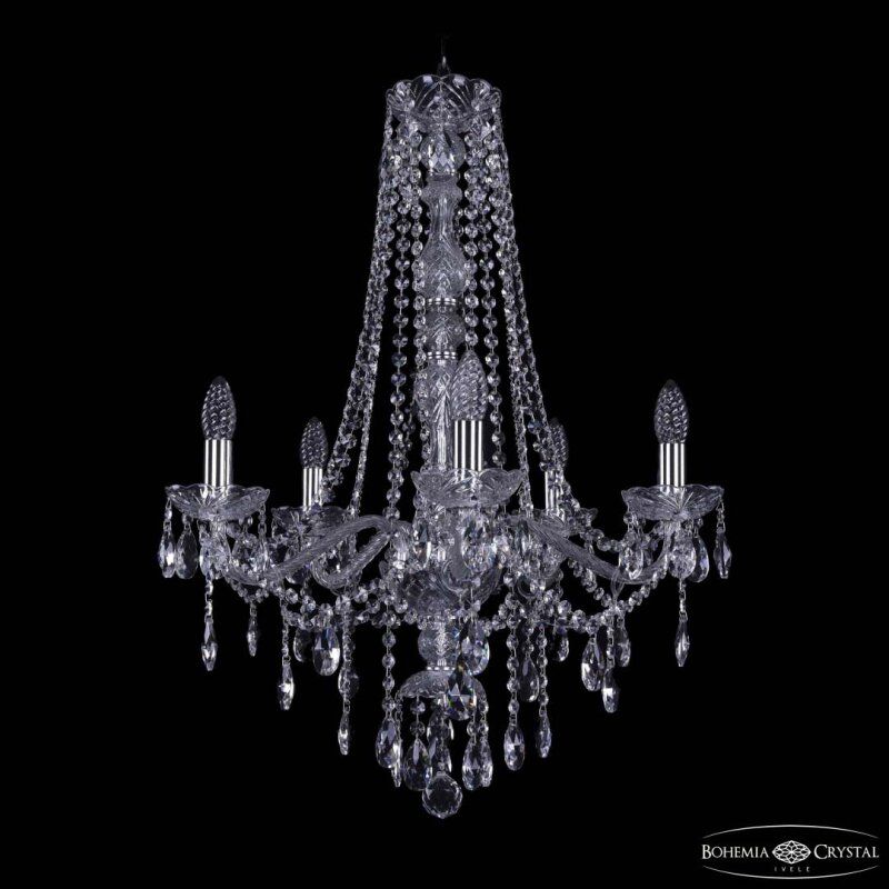 Подвесная люстра Bohemia Ivele Crystal 1415 1415/5/200/h-75 Ni