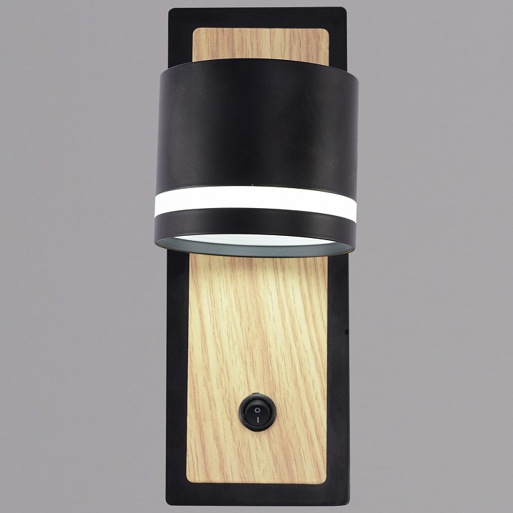 Бра Reluce 22540 22540-0.2-01 BK+WOOD