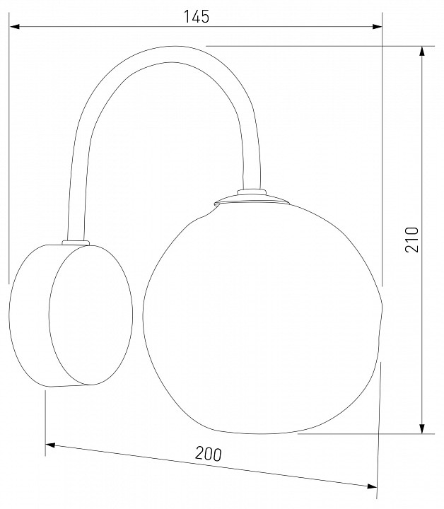 Бра TK Lighting Lava Sabia 11152
