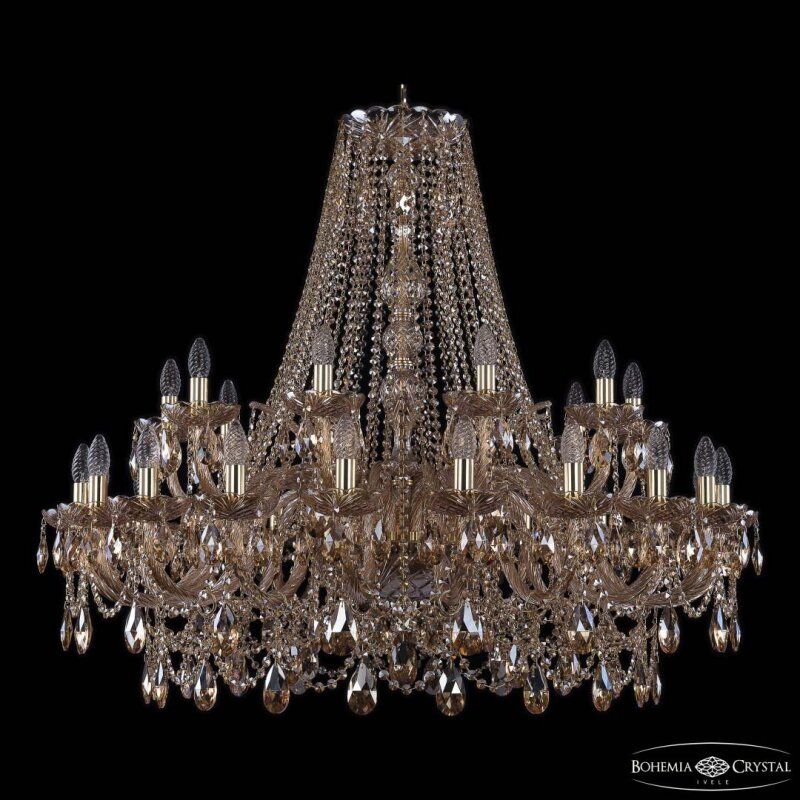 Подвесная люстра Bohemia Ivele Crystal 1409 1409/20+10+5/400/2d G K721
