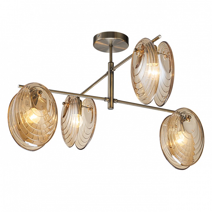 Люстра на штанге Escada  2123/4P Brass