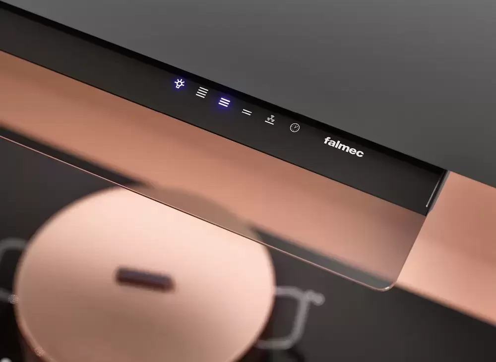 Встраиваемая вытяжка Falmec VIRGOLA TOUCH BLACK 90
