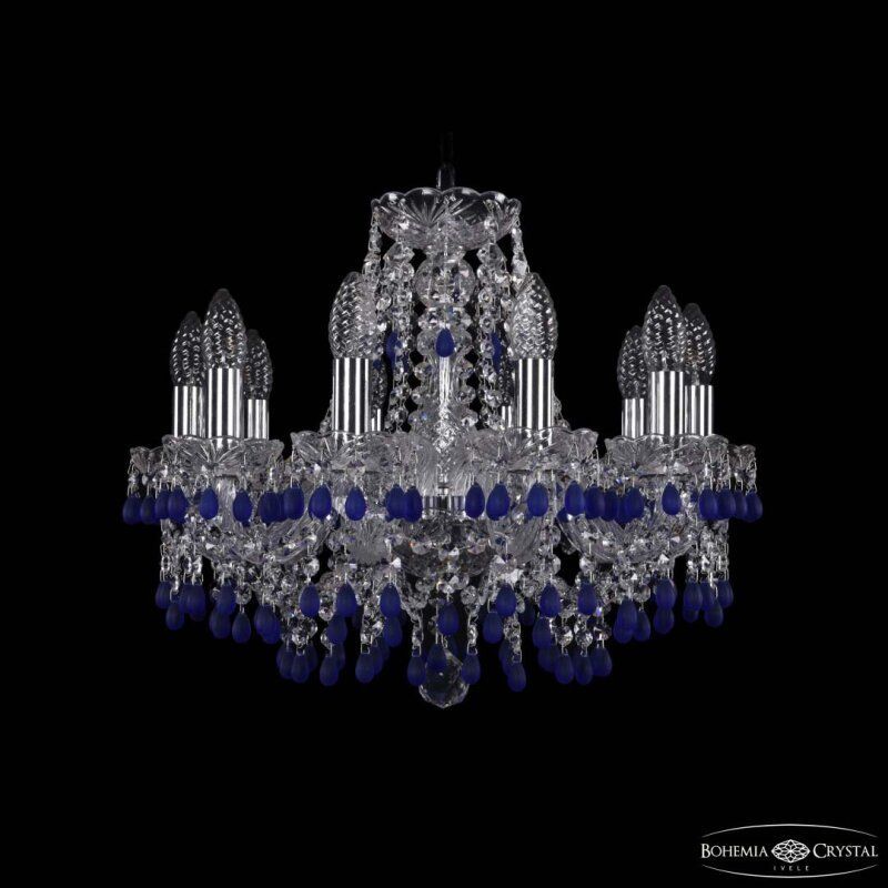Подвесная люстра Bohemia Ivele Crystal 1410 1410/10/160 Ni V3001