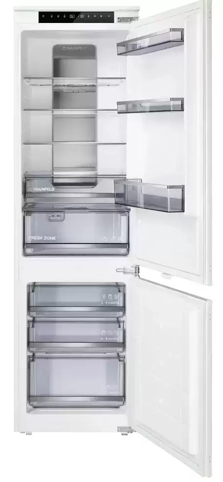 Встраиваемый холодильник Maunfeld MBF17754NFWHGR LUX