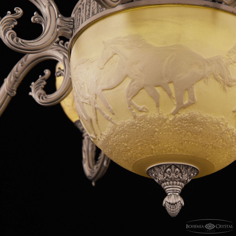 Подвесная люстра Bohemia Ivele Crystal AL7901 AL79101P/8/250 WMN P1 U Horse