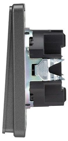 Выключатель трехклавишный без рамки Kranz ROUND KR-78-0707-2