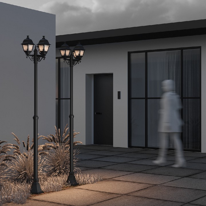 Фонарный столб Maytoni Outdoor Abbey Road O003FL-03B