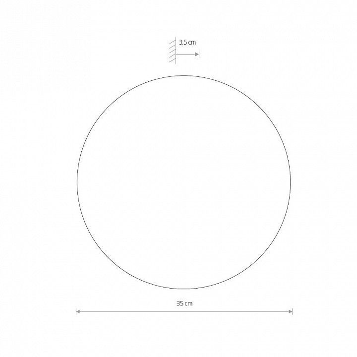 Накладной светильник Nowodvorski Ring Timber Led L 11291