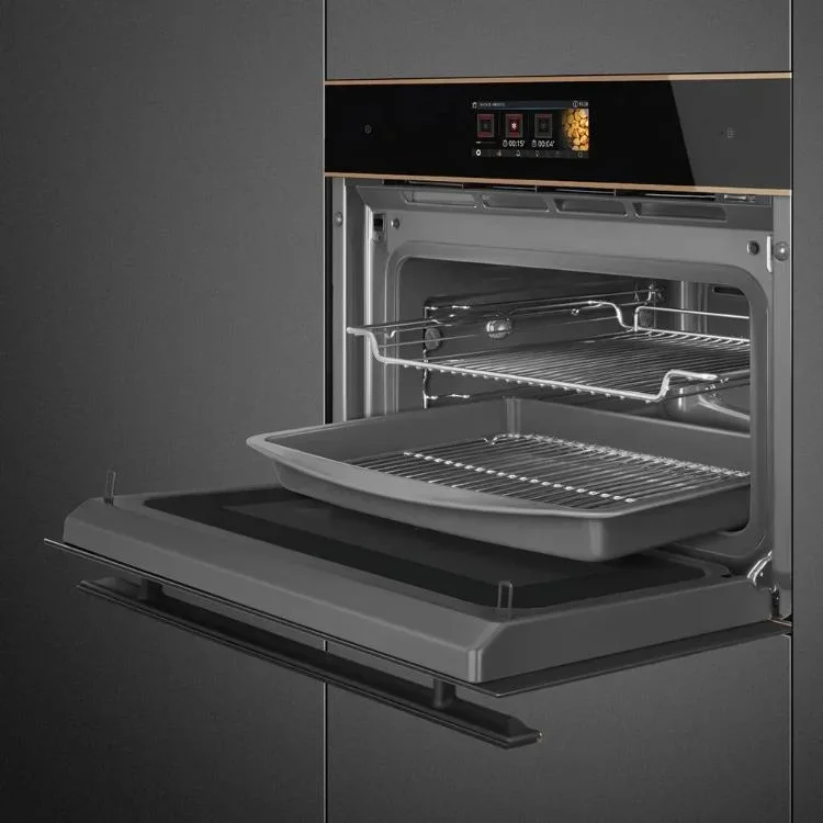 Духовой шкаф с паром и СВЧ Smeg SO4606WAPNR