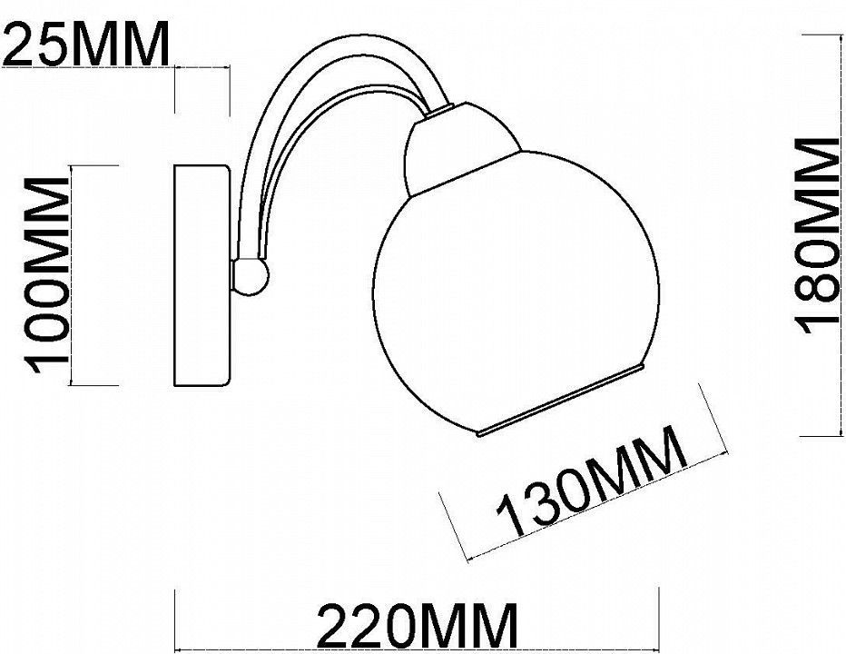 Бра MyFar Marsel MR1610-1W