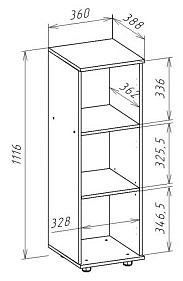 Тумба МФ Jazz С831 С-831БС