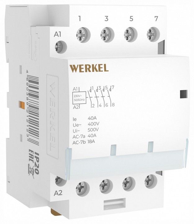 Контактор трехмодульный Werkel  W943M40O
