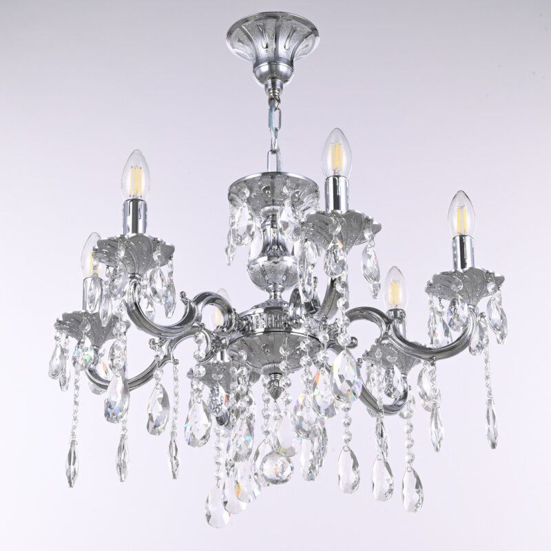 Подвесная люстра Bohemia Ivele Crystal AL77 AL77201/6/175 A Ni
