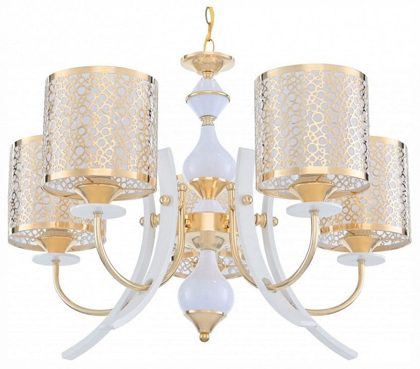 Подвесная люстра Arte Milano Florentia-6067 306067/5 Wh/Gd