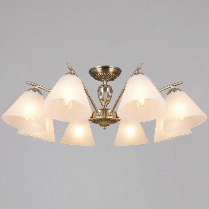 Люстра на штанге ILLUMICO  IL0900-8CSQ-26 AB ELITE