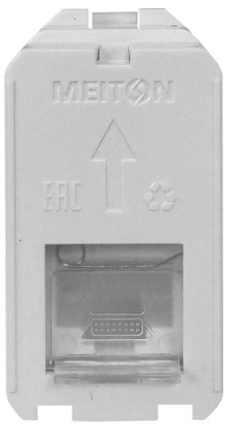Розетка телефонная RJ-11 MEITON  A4258RJ11