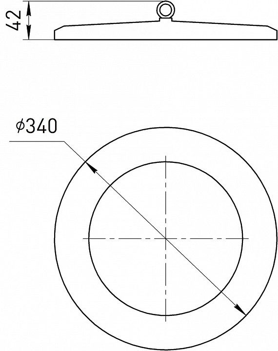 Подвесной светильник Эра  SPP-402-0-50K-200