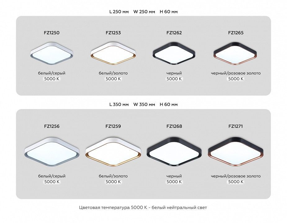 Накладной светильник Ambrella Light FZ FZ1265