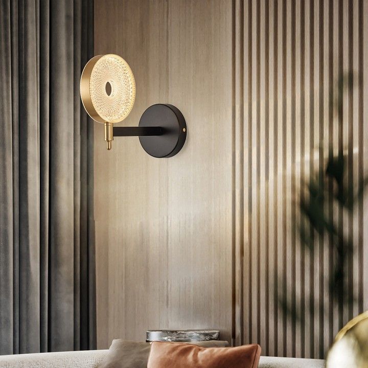 Бра Arte Milano Ferrara-72079 272079/1B BK/GD