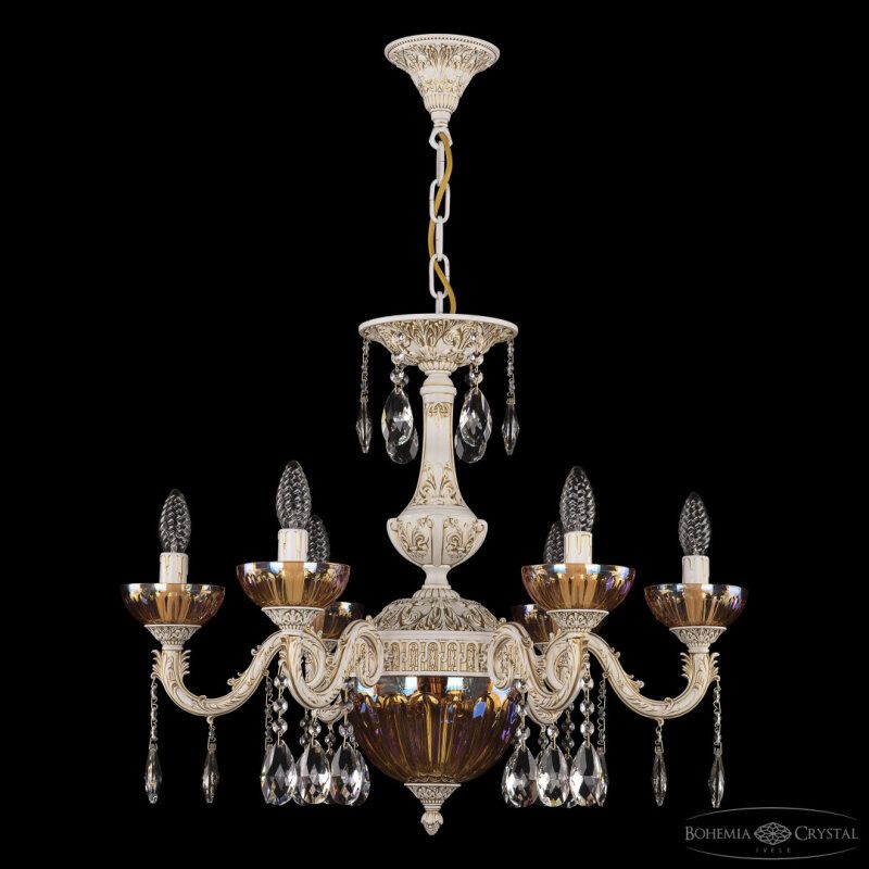 Подвесная люстра Bohemia Ivele Crystal AL7901 AL79101P/6/175 A WMG P Shampan/M-1H