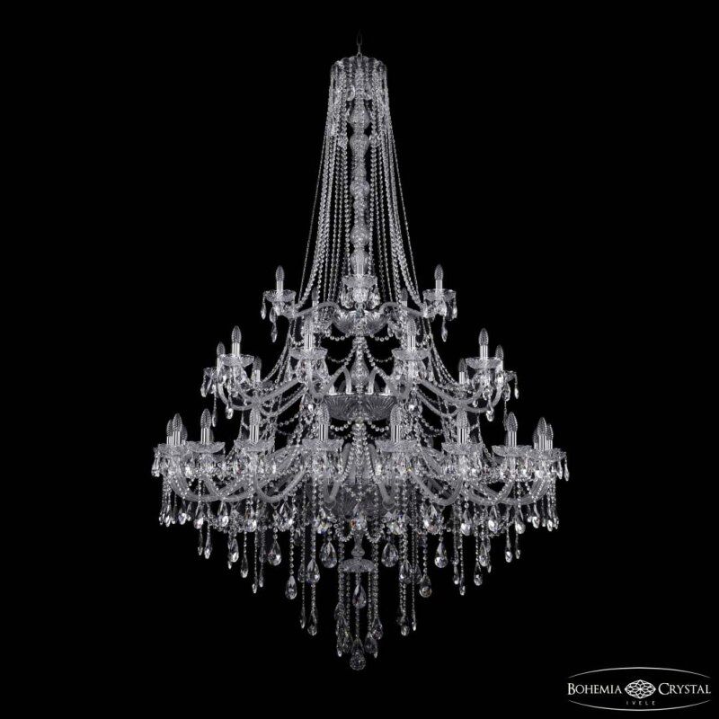 Подвесная люстра Bohemia Ivele Crystal 1415 1415/20+10+5/530/h-231/3d Ni