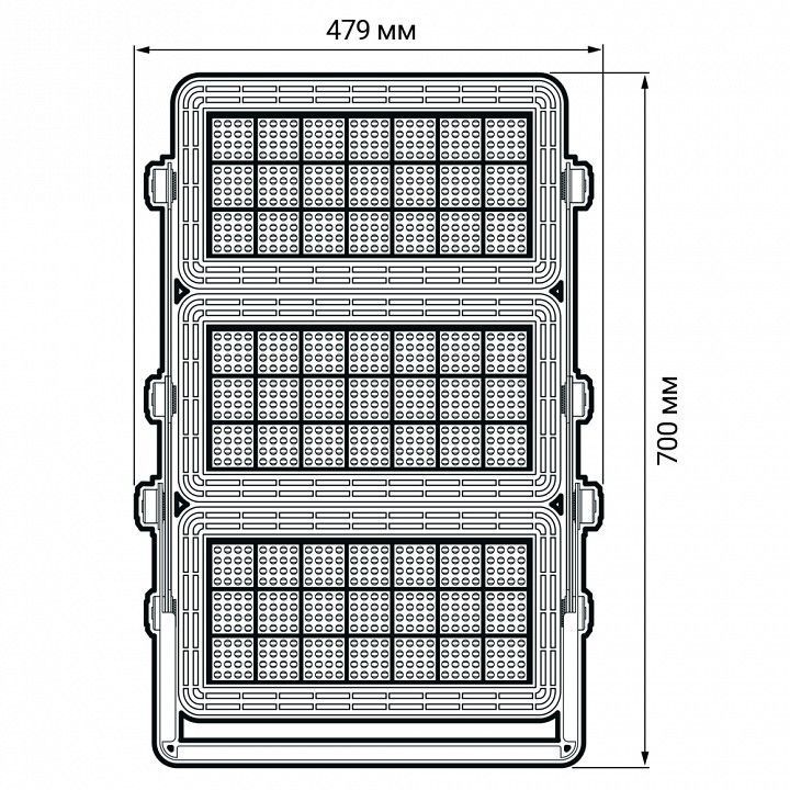 Настенно-потолочный прожектор Jazzway  PFL SPORT 02  750w  5700K IP66