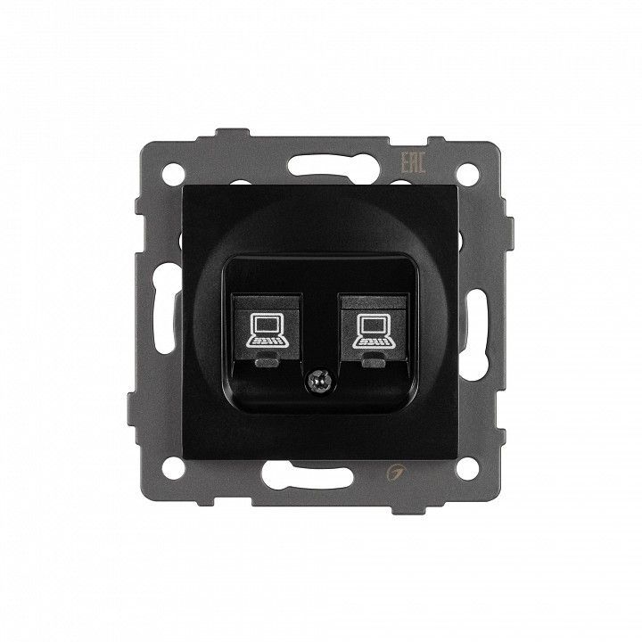 Розетка двойная RJ-12 и Ethernet RJ-45, без рамки Arlight SCT 049853