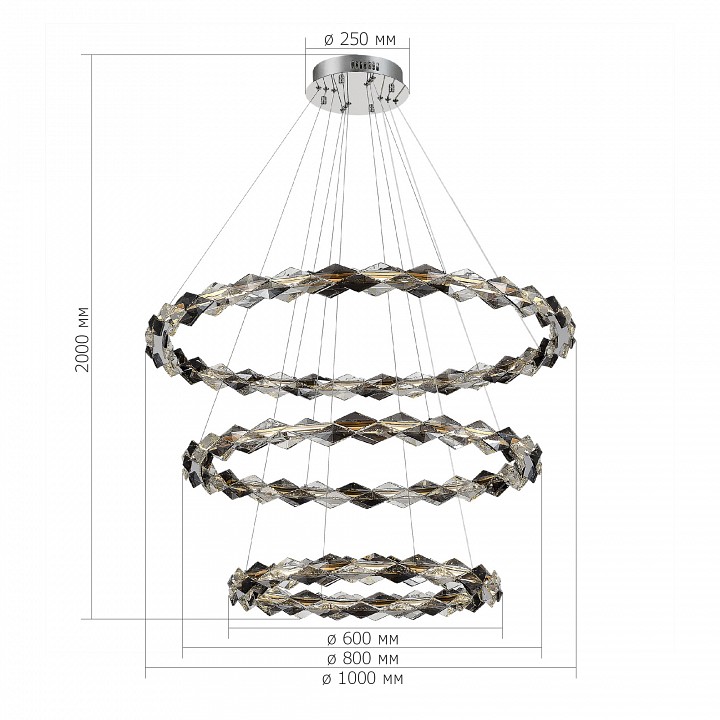 Подвесной светильник ST-Luce Diamanta SL6009.103.03