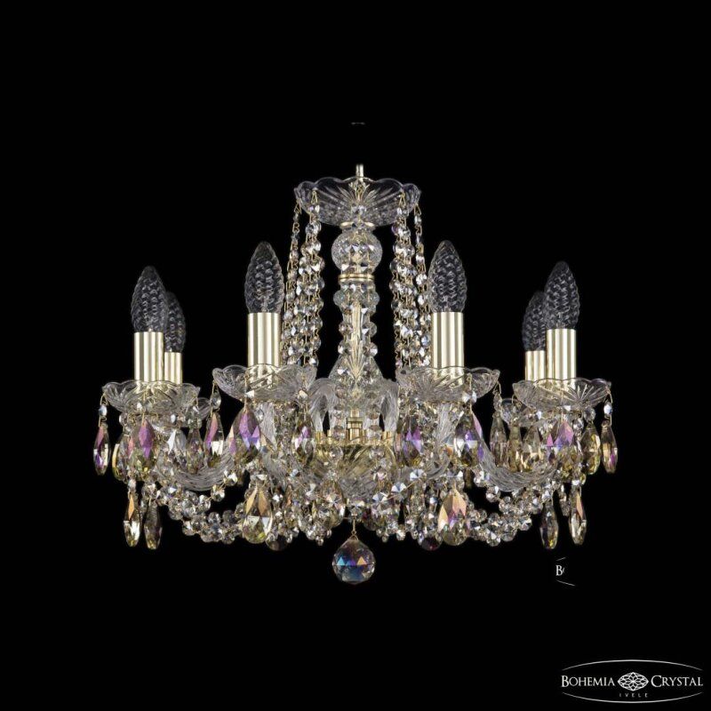 Подвесная люстра Bohemia Ivele Crystal 1402 1402/8/160 G R801