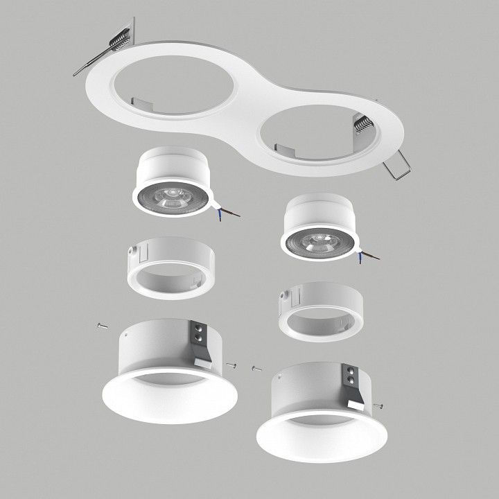 Встраиваемый светильник Lightstar Domino D6260606WMOD