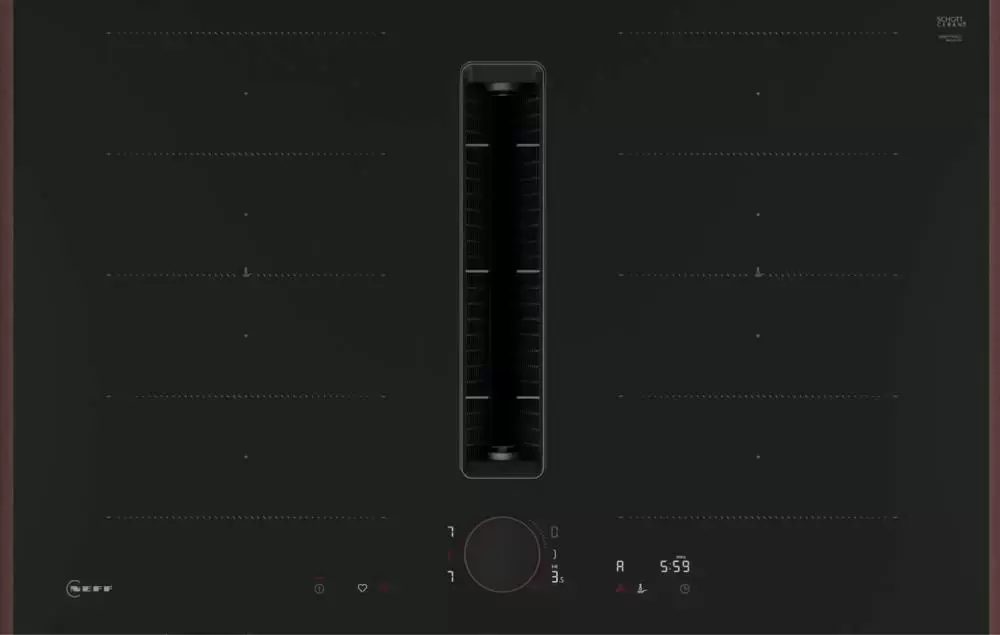 Индукционная варочная панель со встроенной вытяжкой Neff V68YYX4C0