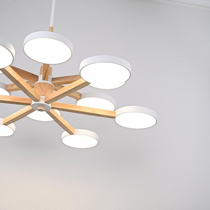 Люстра на штанге Imperiumloft TURNA White TURNA-DBL01