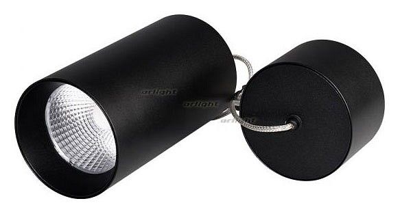 Подвесной светильник Arlight SP-POLO-HANG-R85-15W White5000 (BK-BK, 40 deg) 027422