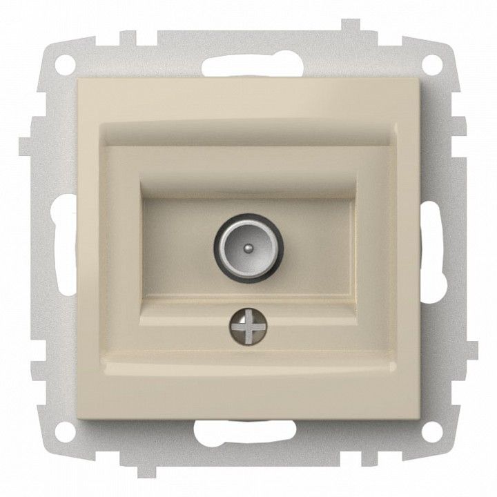 ТВ-розетка проходная без рамки Elbi Eleсtriс Zena Vega 609-010300-272