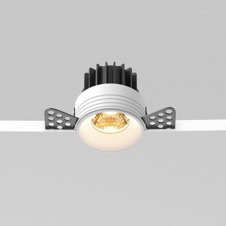 Встраиваемый светильник Maytoni Technical Раунд DL058-7W2.7K-TRS-W