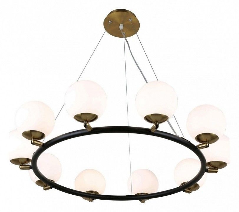 Подвесная люстра LUMINA DECO Modica LDP 6032-10 BK+MD