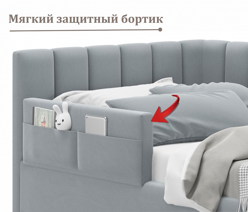Кровать односпальная Milena