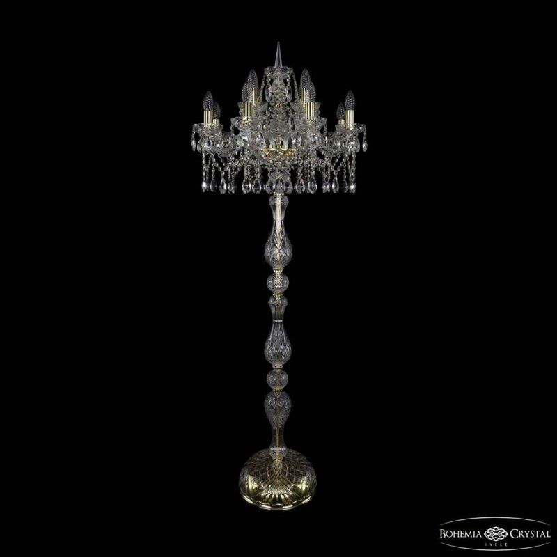 Торшер Bohemia Ivele Crystal 1413 1413T1/8+4/200-165 G