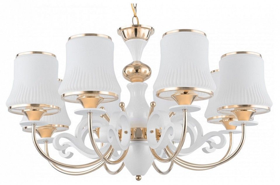 Подвесная люстра Arte Milano Florentia-1097 301097/8 Wh/Gd