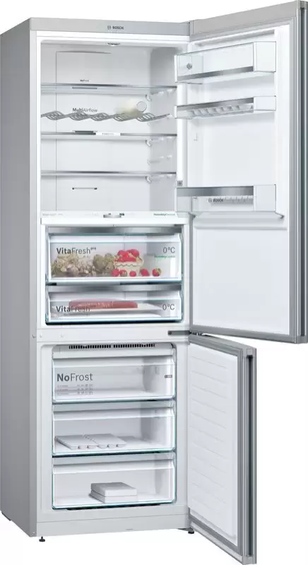 Холодильник с нижней морозильной камерой BOSCH KGN49SB3AR