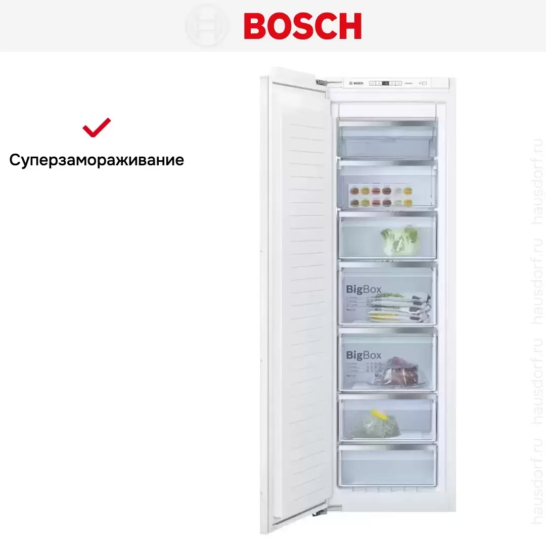 Встраиваемый морозильник Bosch GIN81AE20R