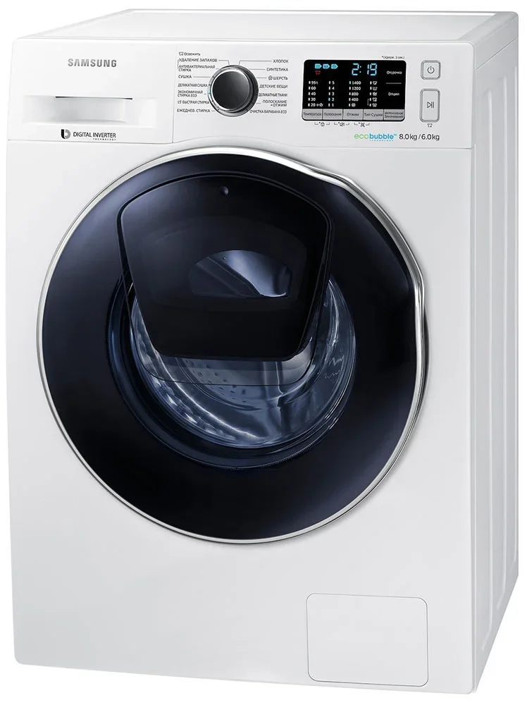 Стирально-сушильная машина Samsung WD 80 K 5410 OW/LP
