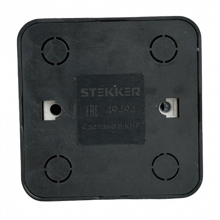 Розетка с заземлением Stekker София 49494