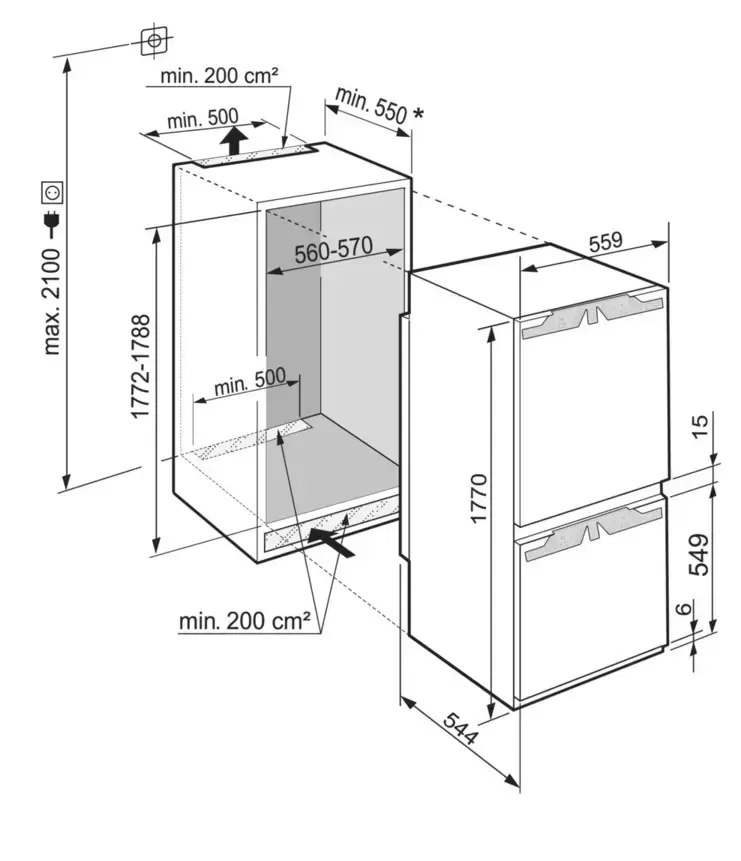 Холодильник Liebherr ICBP 3266 Premium BioFresh