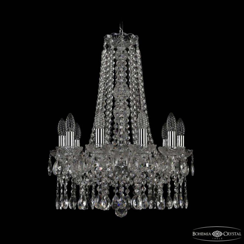 Подвесная люстра Bohemia Ivele Crystal 1413 1413/10/165/h-62 Ni