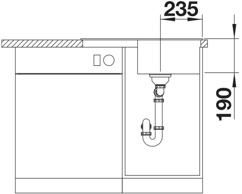 Мойка BLANCO ZIA 45 S Compact Silgranit белый