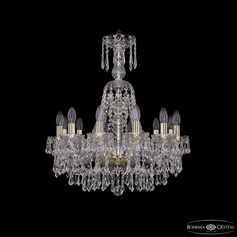 Подвесная люстра Bohemia Ivele Crystal 1403 1403/12/195/XL-65 G