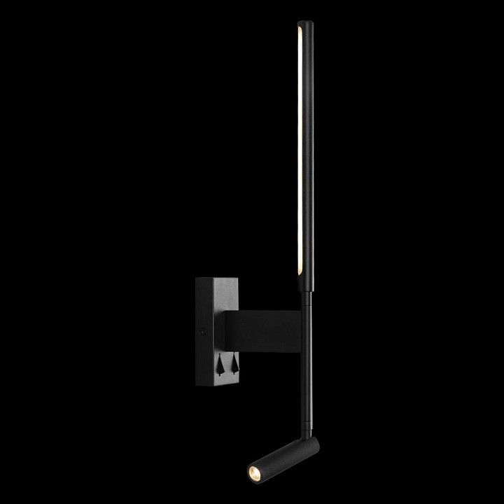 Бра с подсветкой Loft it Stick 1 10012/6+3BK